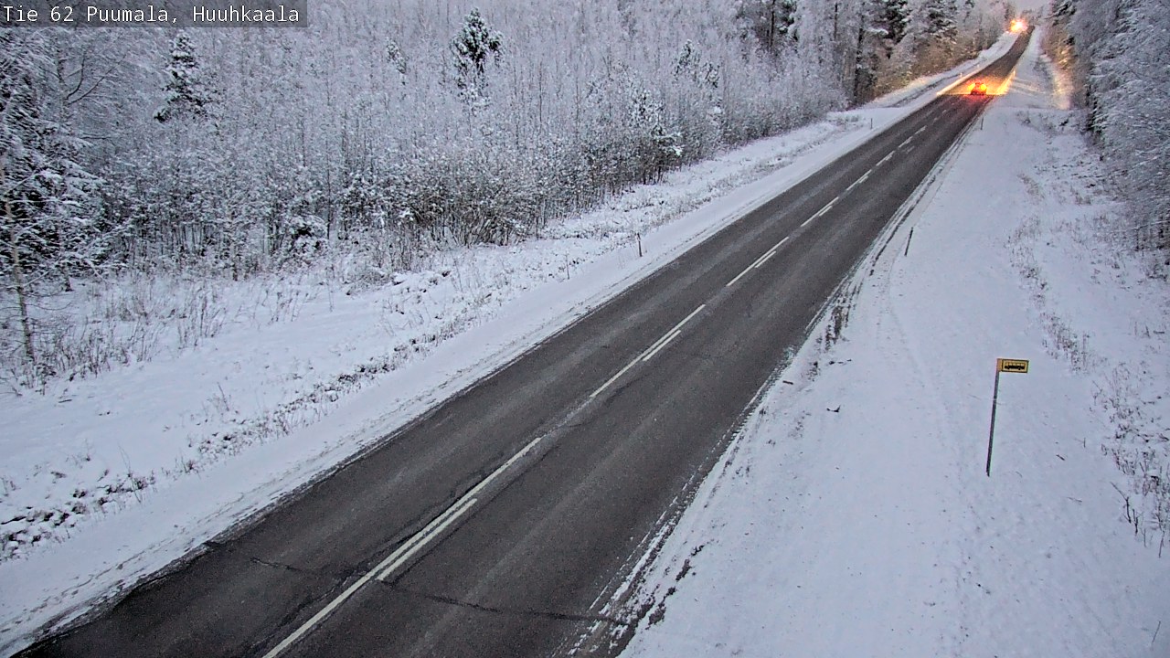 Weather Camera Image Väg 62 Puumala, Huuhkaala, Puumala, Etelä-Savo