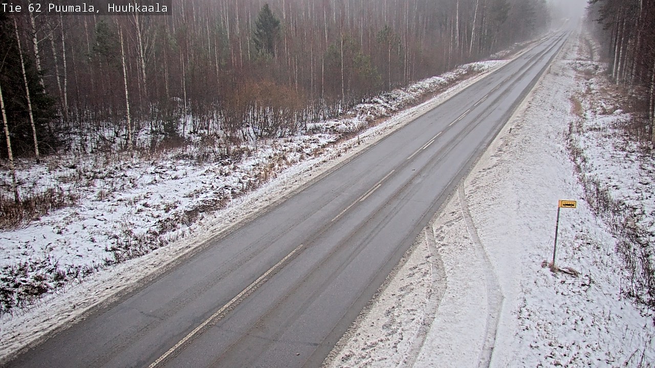 Weather Camera Image Väg 62 Puumala, Huuhkaala, Puumala, Etelä-Savo
