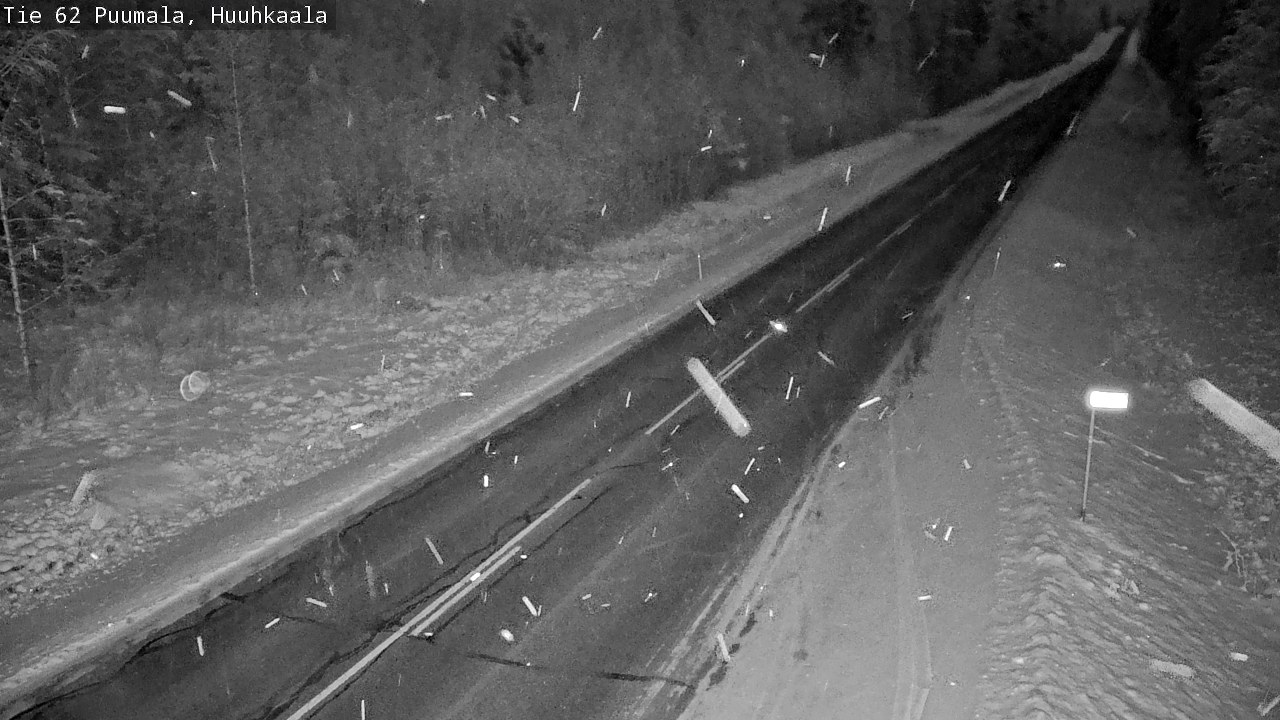 Weather Camera Image Väg 62 Puumala, Huuhkaala, Puumala, Etelä-Savo