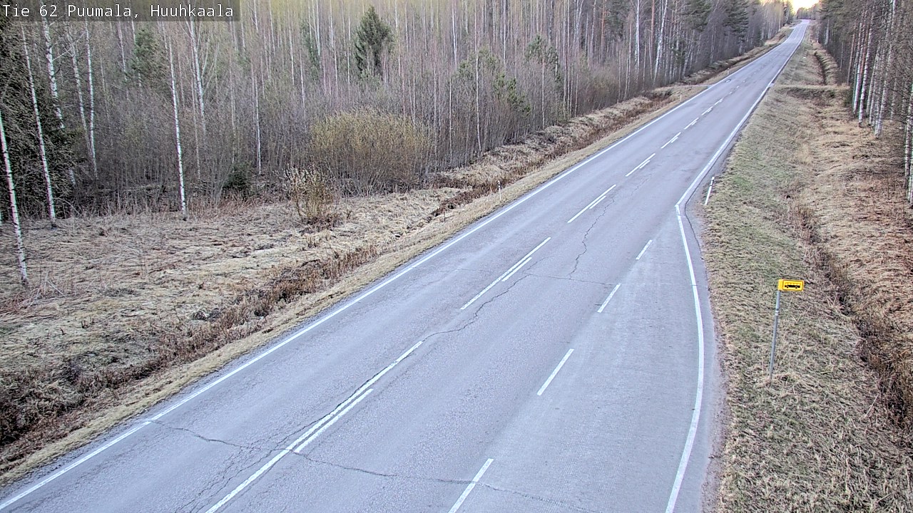 Weather Camera Image Väg 62 Puumala, Huuhkaala, Puumala, Etelä-Savo