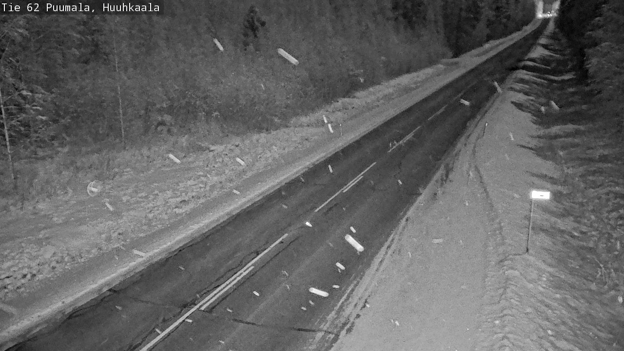 Weather Camera Image Väg 62 Puumala, Huuhkaala, Puumala, Etelä-Savo