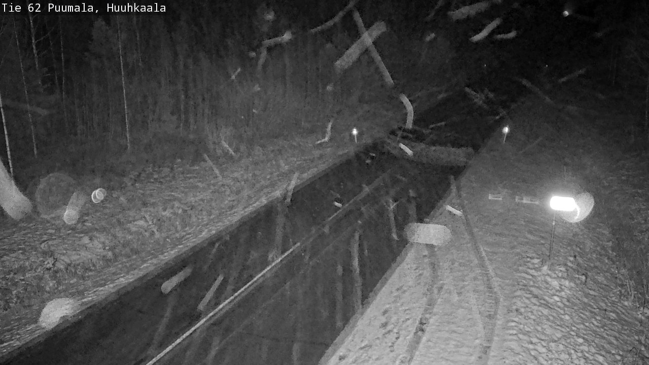 Weather Camera Image Väg 62 Puumala, Huuhkaala, Puumala, Etelä-Savo