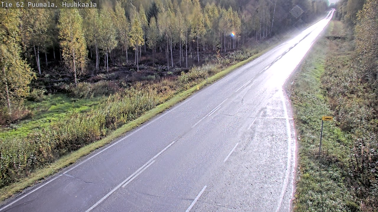 Weather Camera Image Road 62 Puumala, Huuhkaala, Puumala, Etelä-Savo
