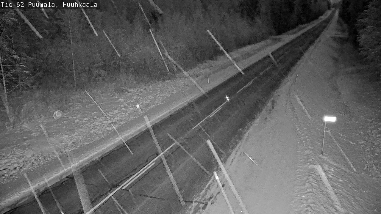 Weather Camera Image Väg 62 Puumala, Huuhkaala, Puumala, Etelä-Savo