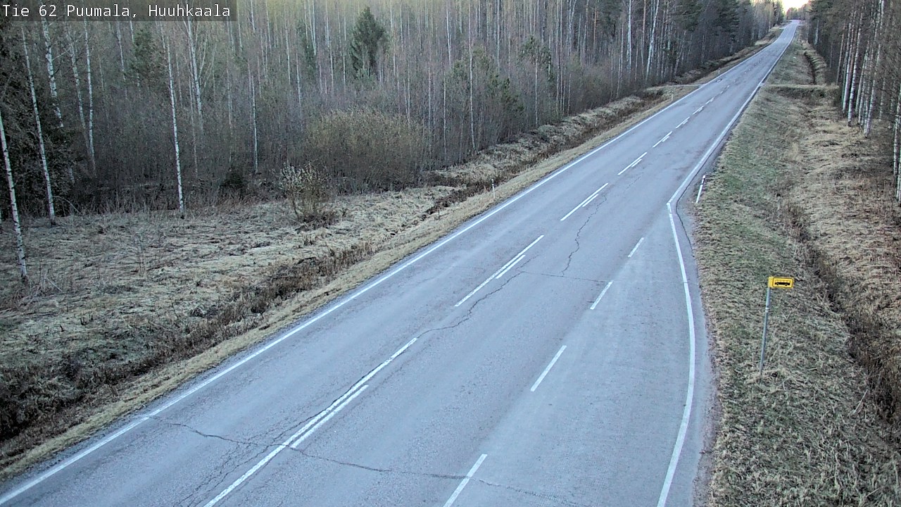 Weather Camera Image Road 62 Puumala, Huuhkaala, Puumala, Etelä-Savo
