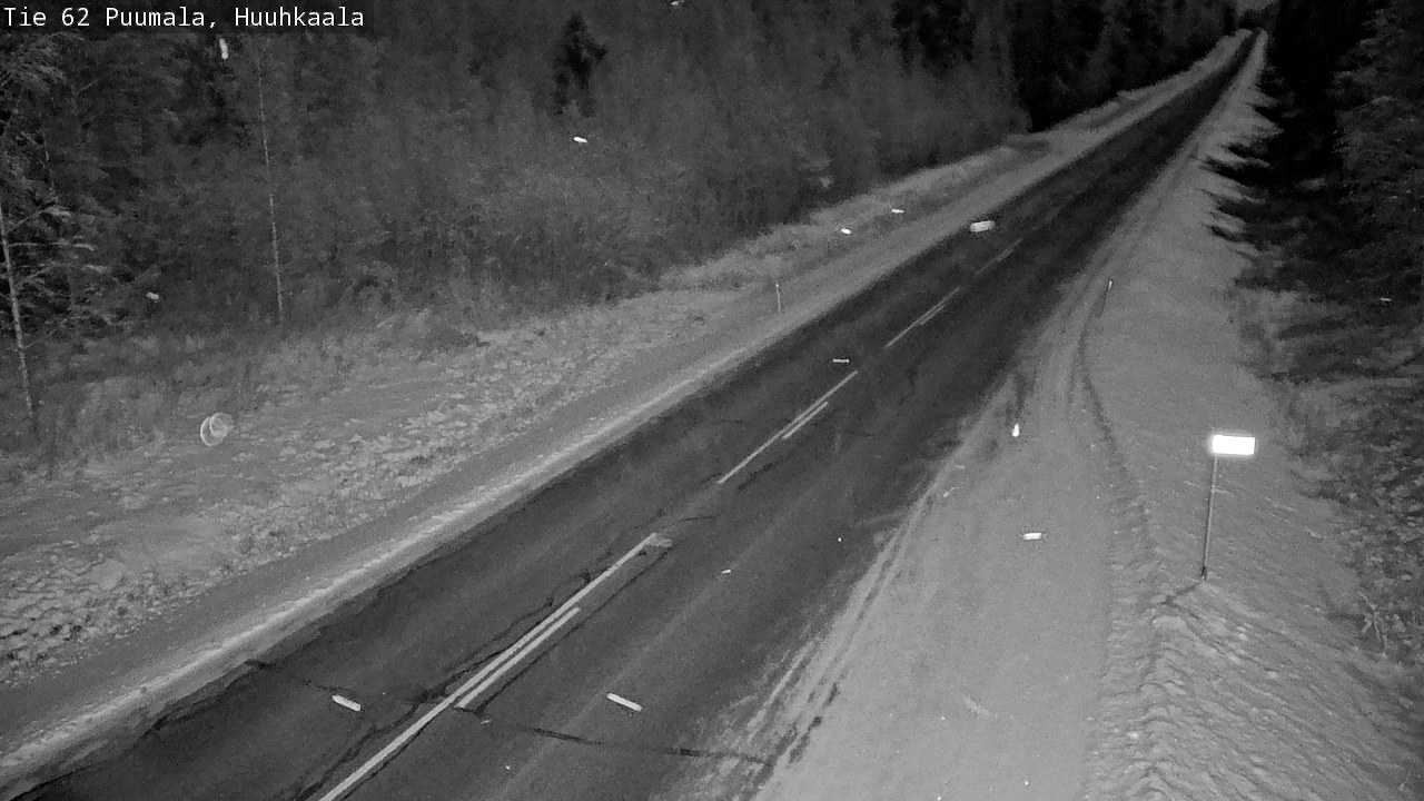 Weather Camera Image Väg 62 Puumala, Huuhkaala, Puumala, Etelä-Savo