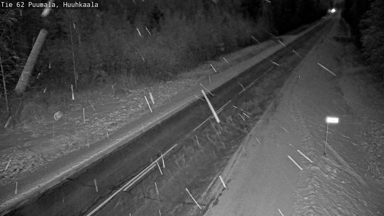 Weather Camera Image Väg 62 Puumala, Huuhkaala, Puumala, Etelä-Savo