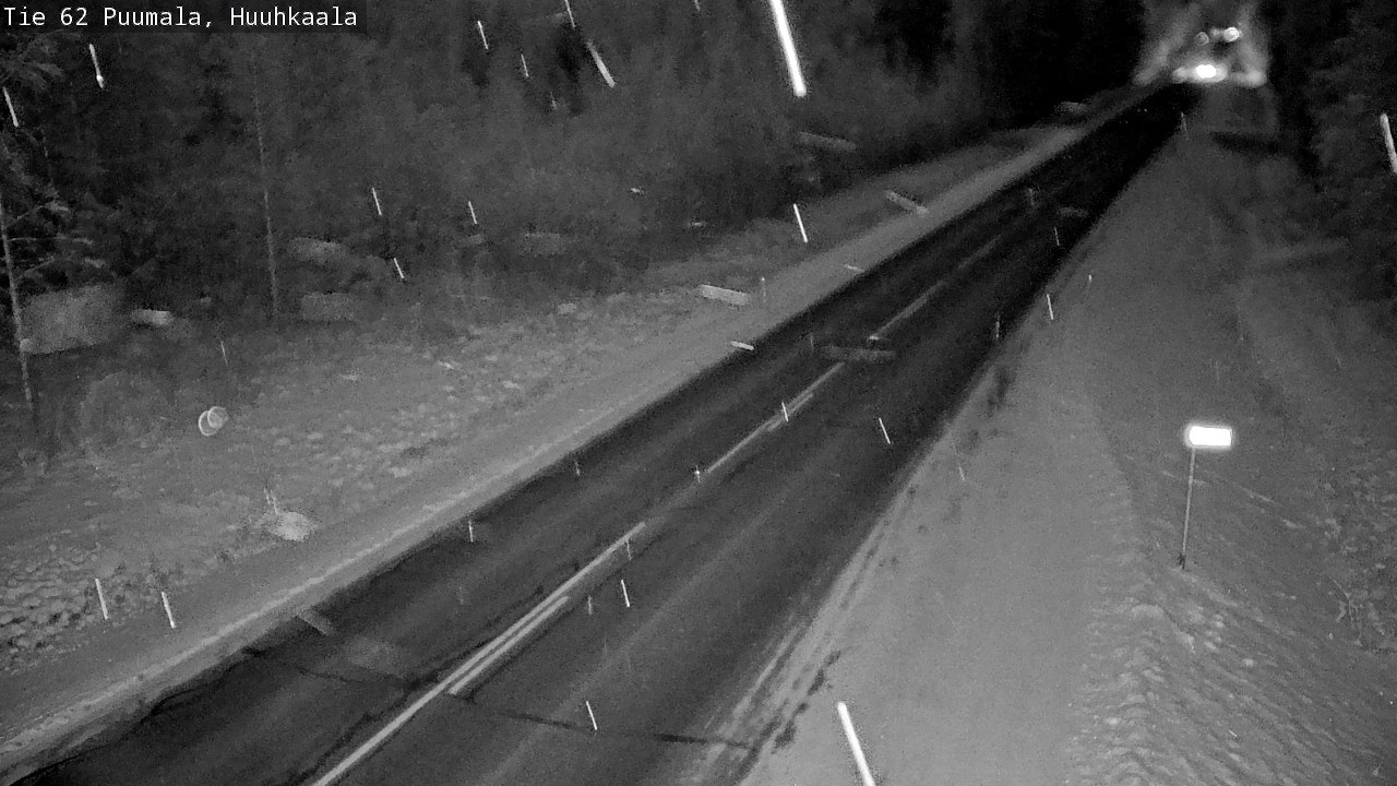 Weather Camera Image Väg 62 Puumala, Huuhkaala, Puumala, Etelä-Savo