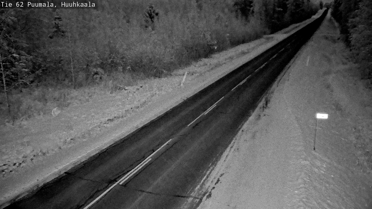 Weather Camera Image Väg 62 Puumala, Huuhkaala, Puumala, Etelä-Savo