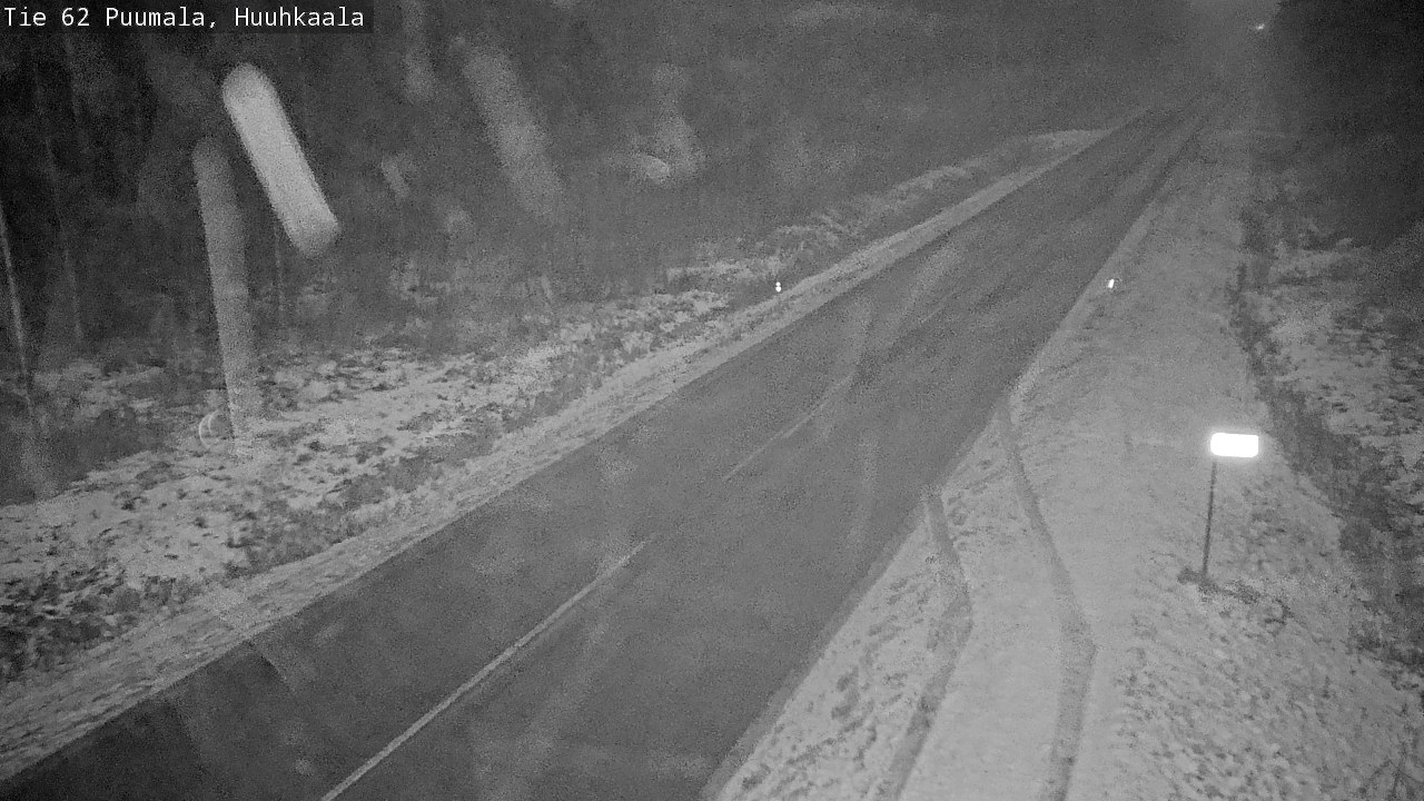 Weather Camera Image Väg 62 Puumala, Huuhkaala, Puumala, Etelä-Savo
