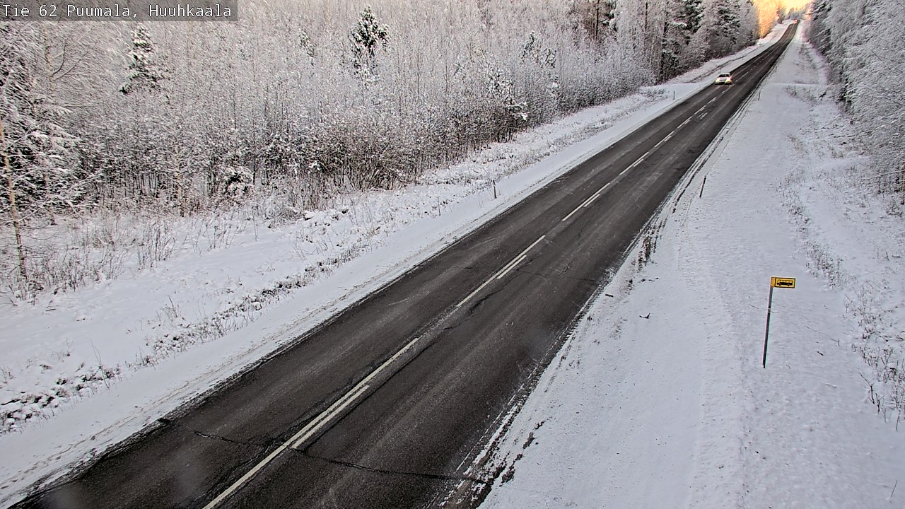 Weather Camera Image Väg 62 Puumala, Huuhkaala, Puumala, Etelä-Savo