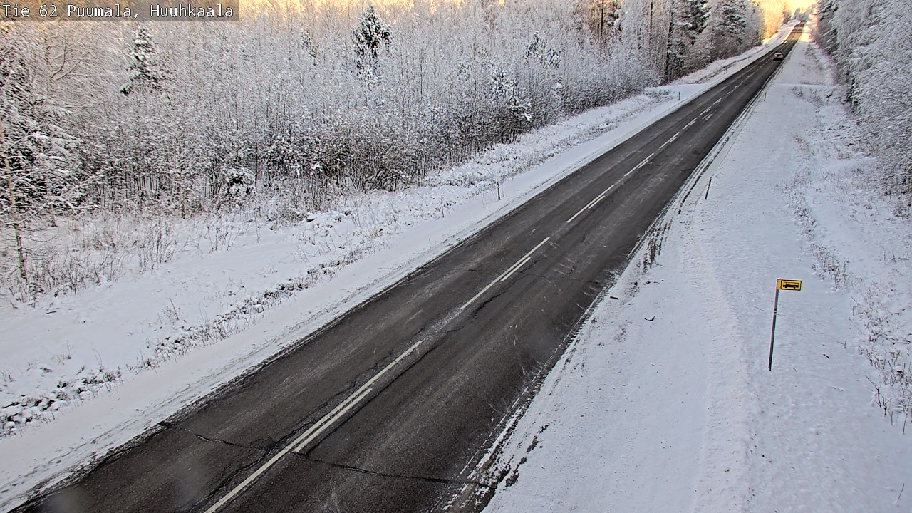 Weather Camera Image Väg 62 Puumala, Huuhkaala, Puumala, Etelä-Savo