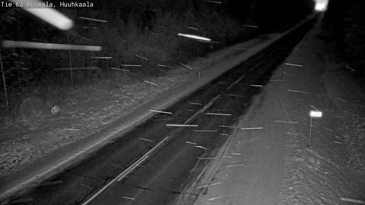 Weather Camera Image Väg 62 Puumala, Huuhkaala, Puumala, Etelä-Savo
