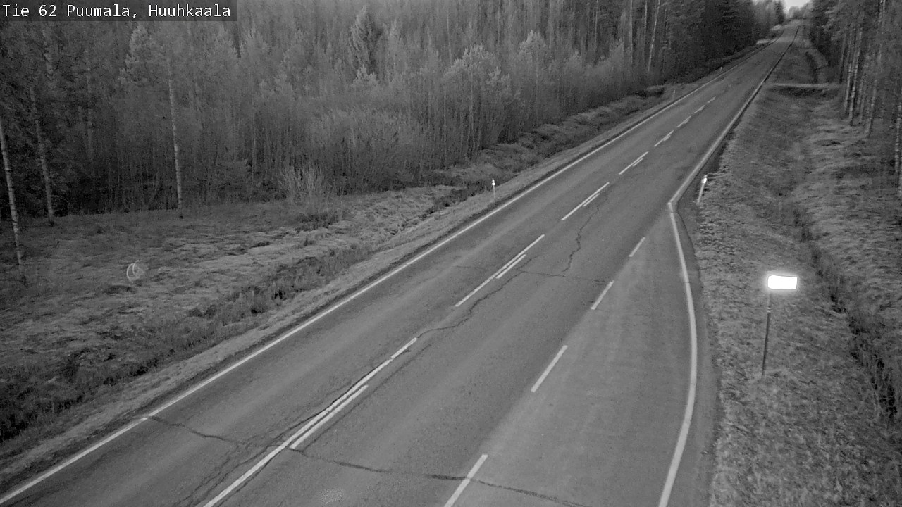 Weather Camera Image Road 62 Puumala, Huuhkaala, Puumala, Etelä-Savo