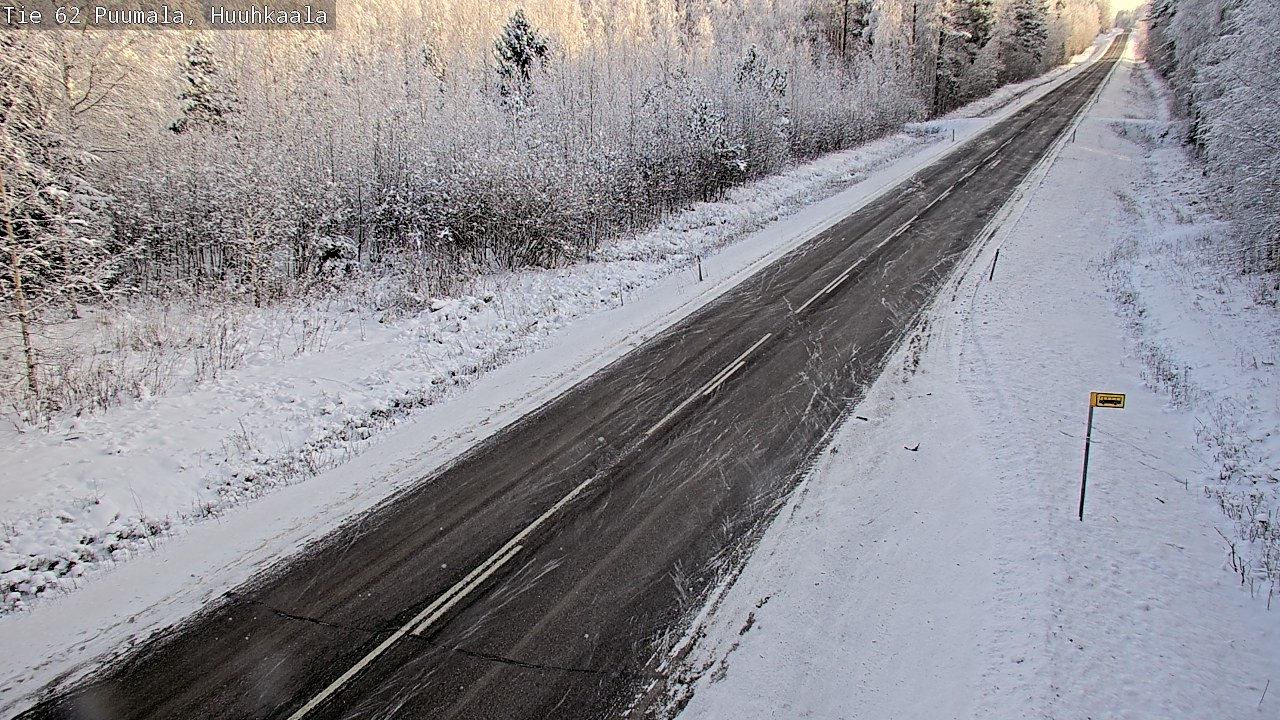 Weather Camera Image Väg 62 Puumala, Huuhkaala, Puumala, Etelä-Savo