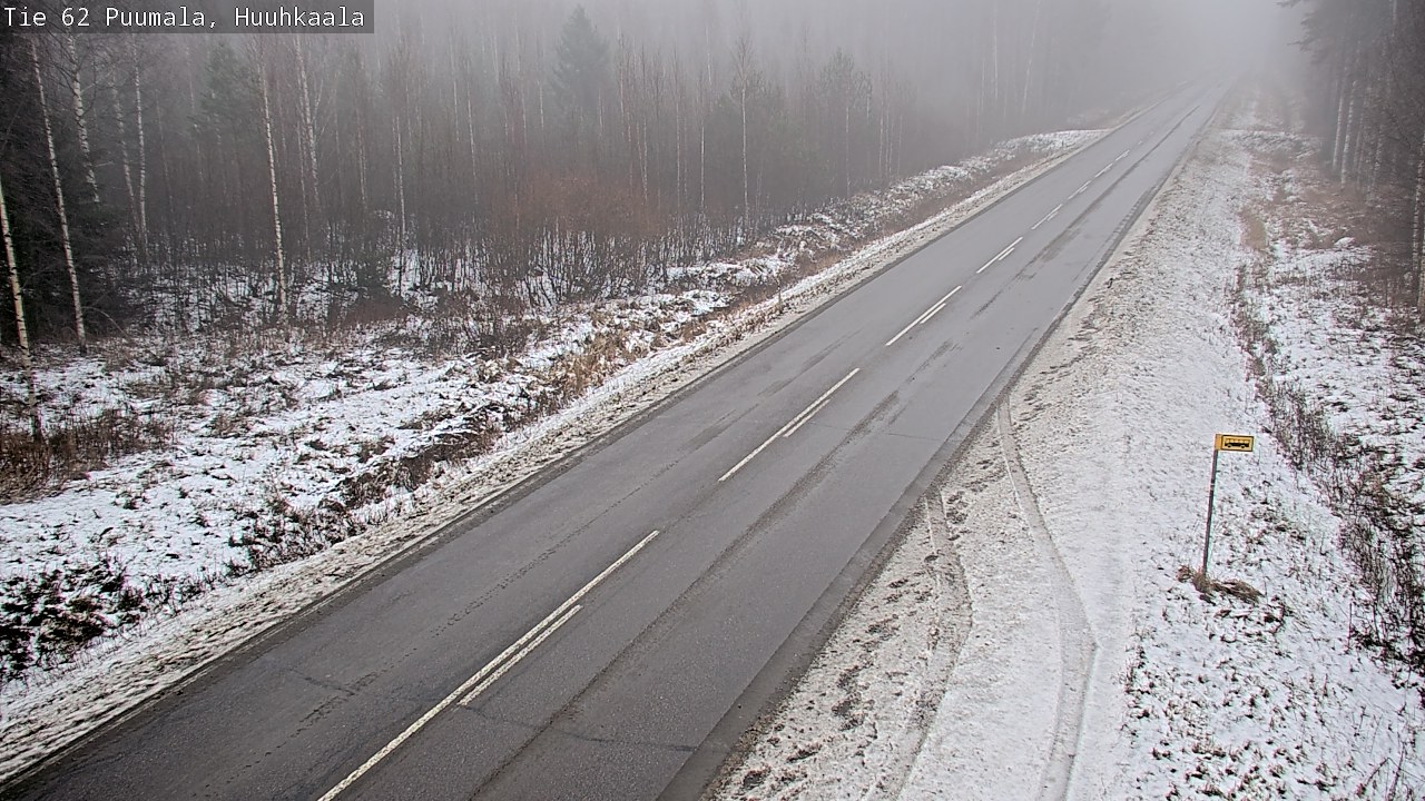 Weather Camera Image Väg 62 Puumala, Huuhkaala, Puumala, Etelä-Savo