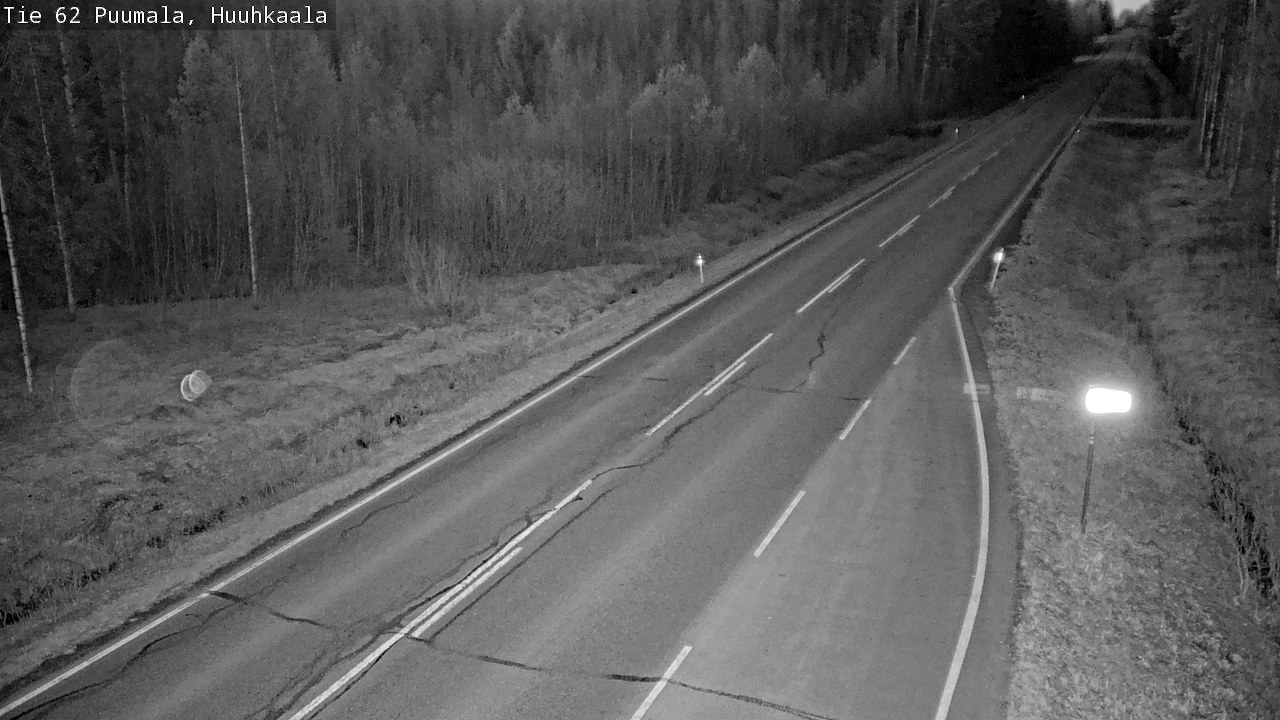 Weather Camera Image Road 62 Puumala, Huuhkaala, Puumala, Etelä-Savo