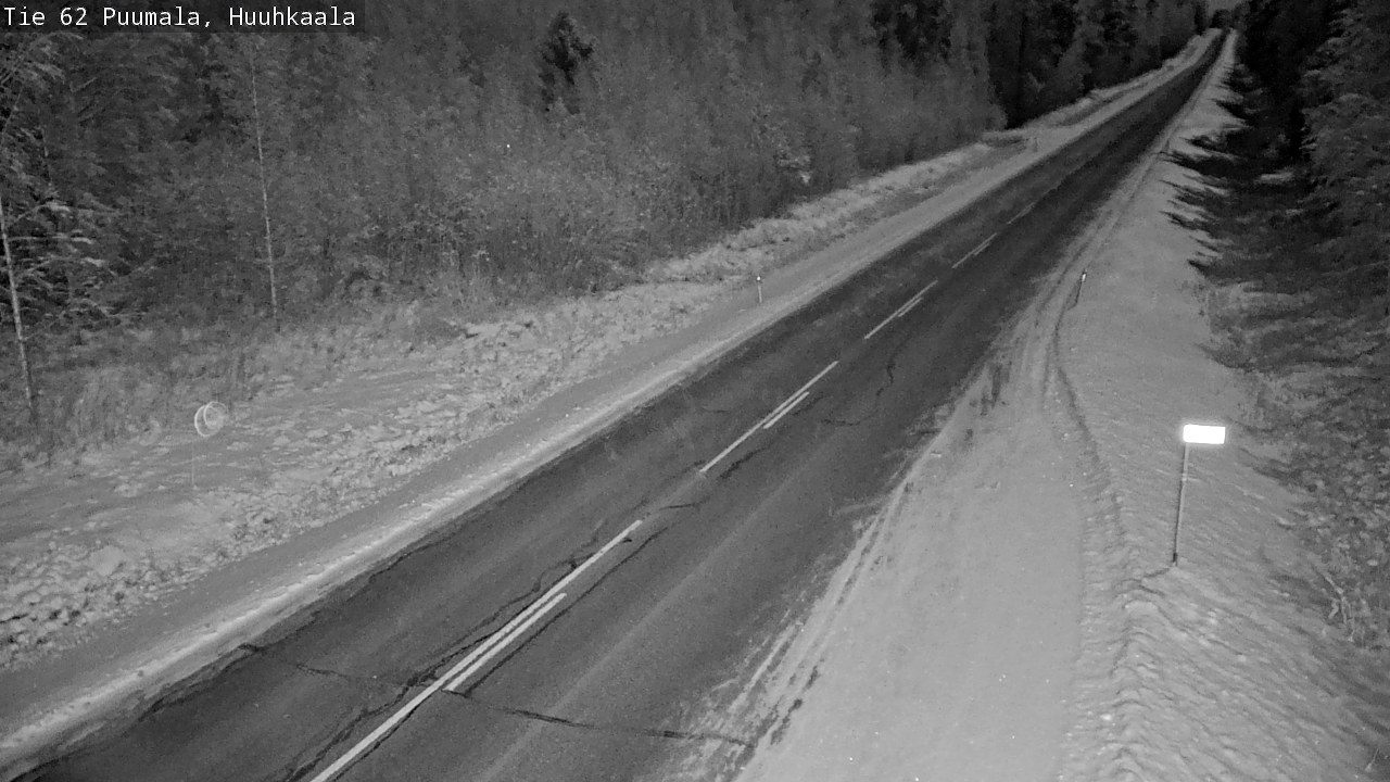 Weather Camera Image Väg 62 Puumala, Huuhkaala, Puumala, Etelä-Savo