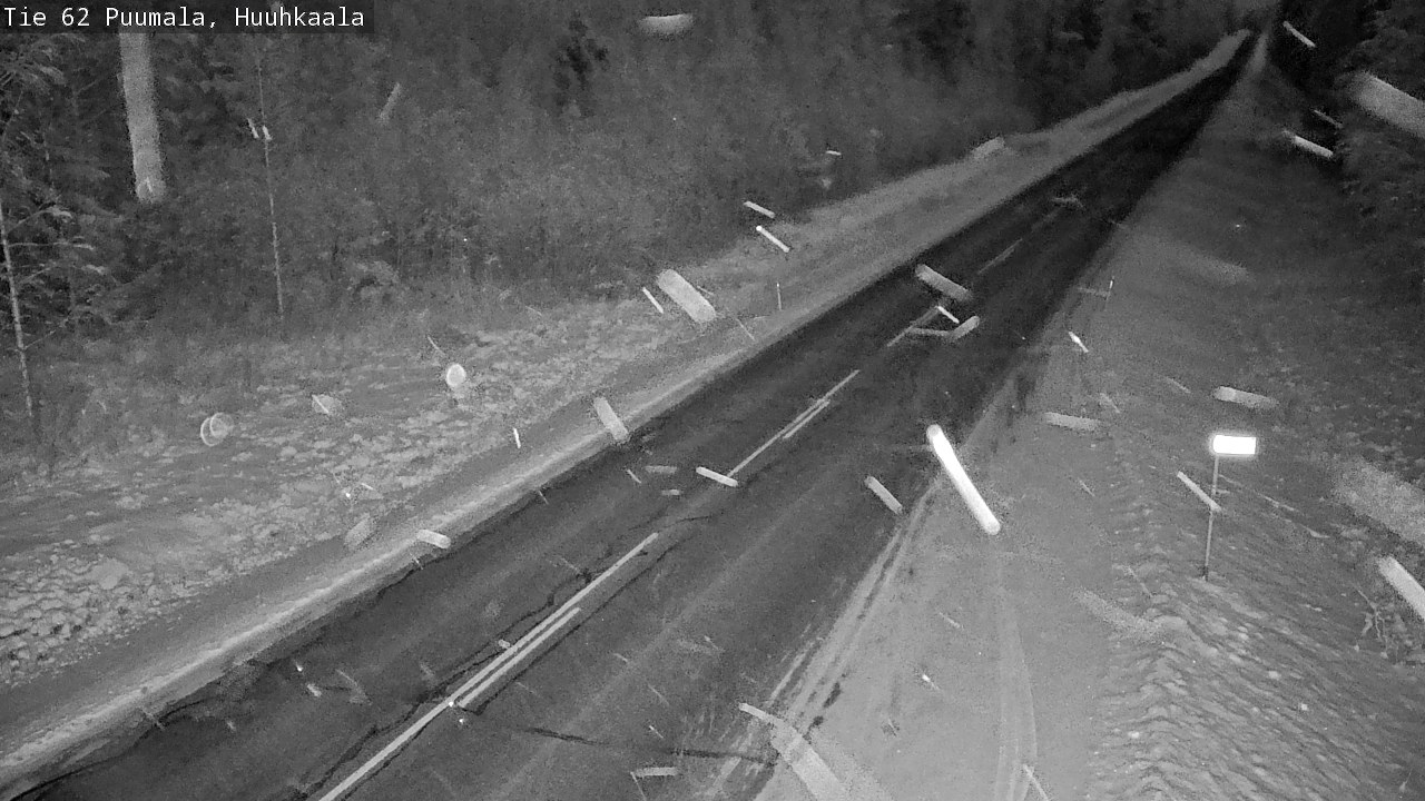 Weather Camera Image Väg 62 Puumala, Huuhkaala, Puumala, Etelä-Savo