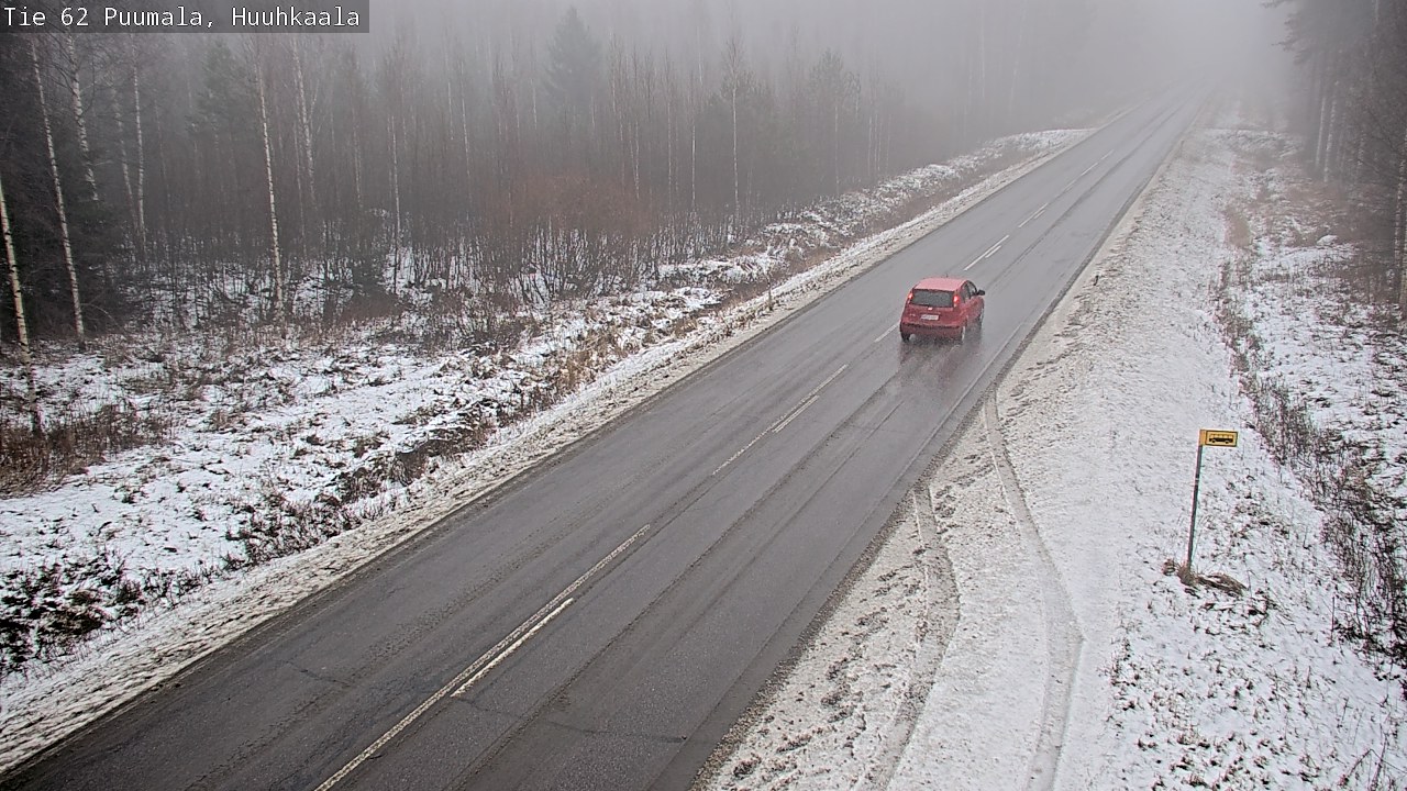 Weather Camera Image Väg 62 Puumala, Huuhkaala, Puumala, Etelä-Savo