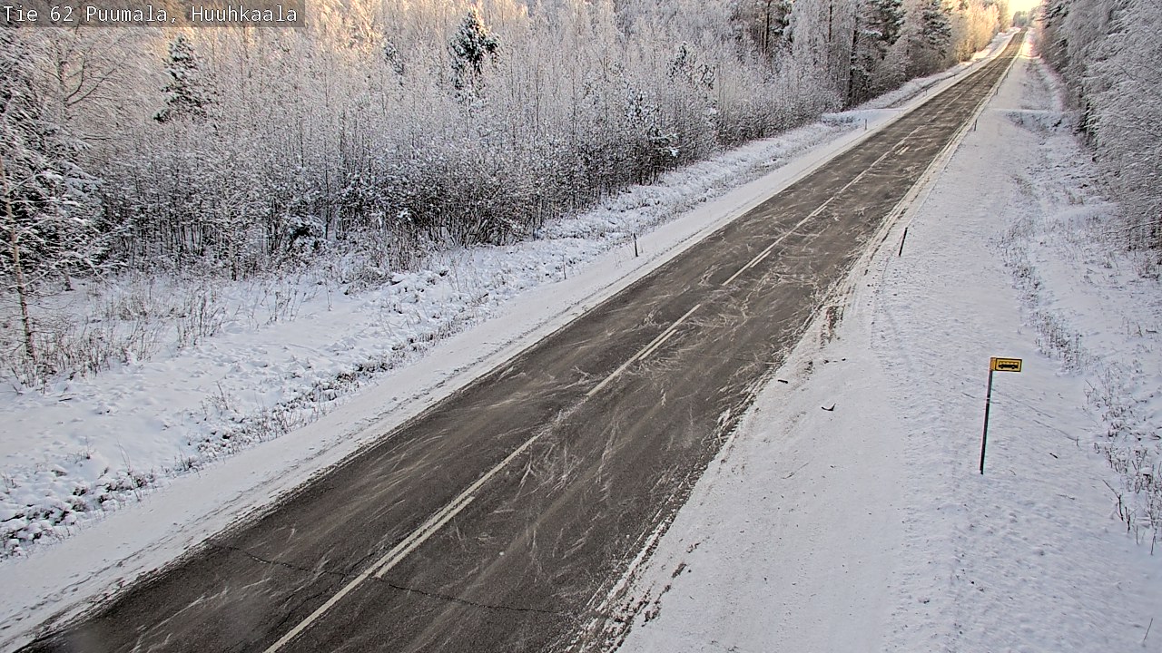 Weather Camera Image Väg 62 Puumala, Huuhkaala, Puumala, Etelä-Savo