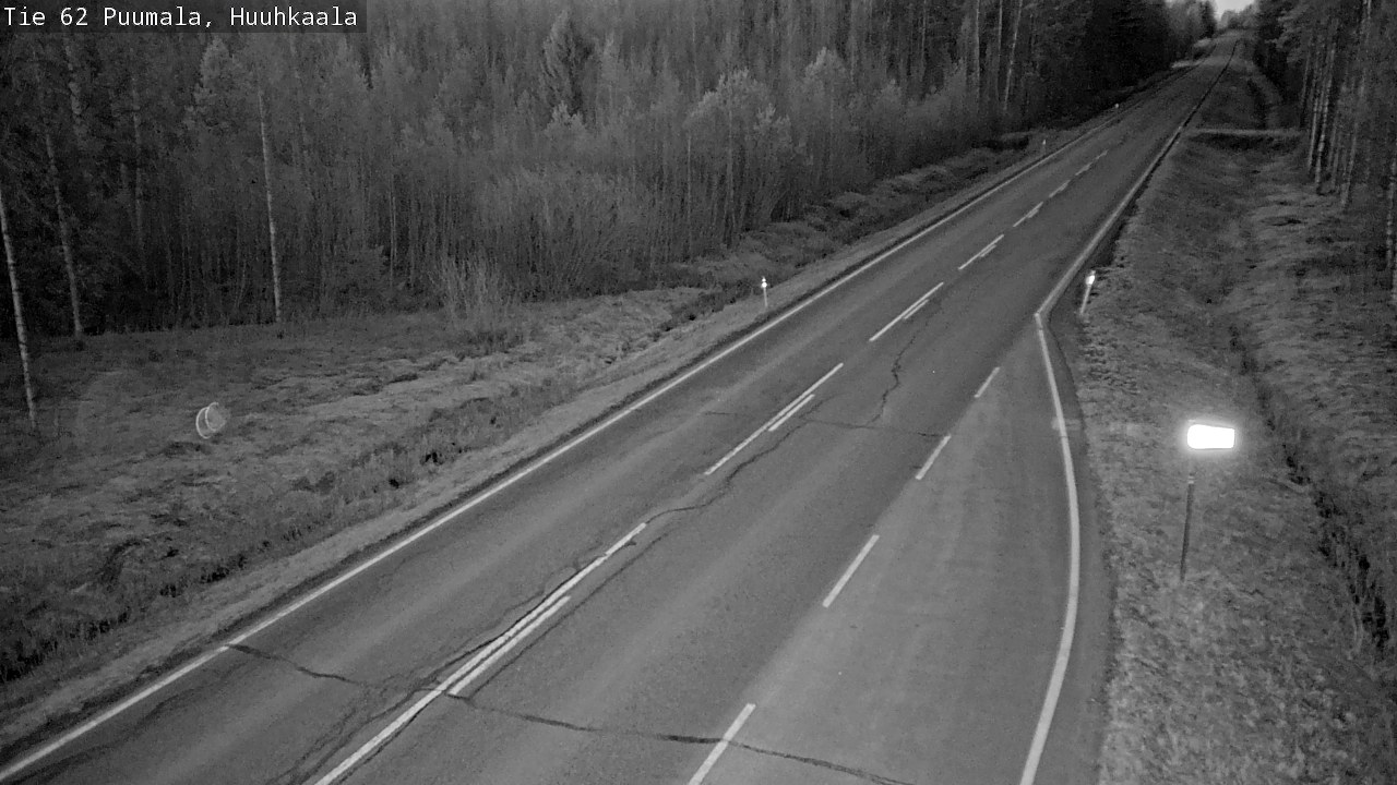 Weather Camera Image Road 62 Puumala, Huuhkaala, Puumala, Etelä-Savo