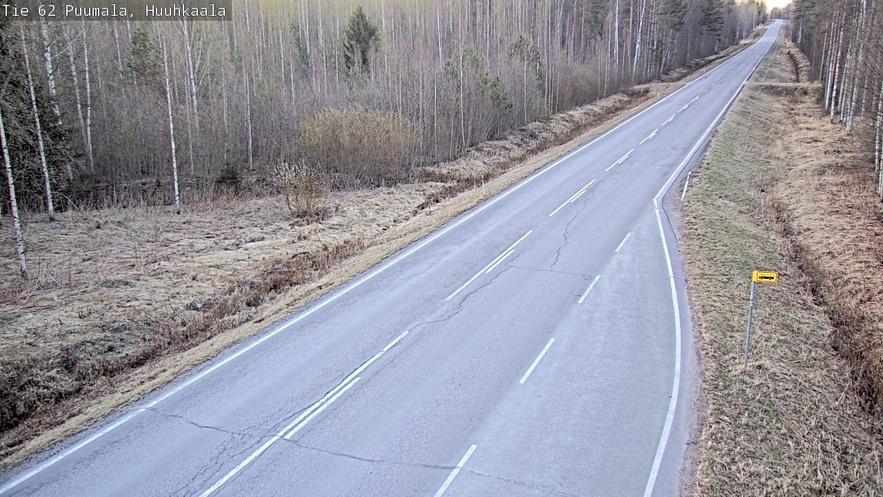 Weather Camera Image Road 62 Puumala, Huuhkaala, Puumala, Etelä-Savo