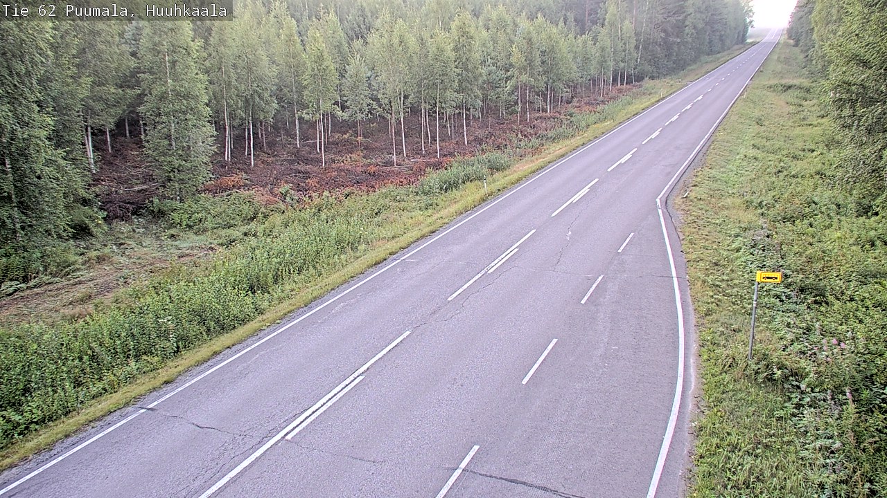 Weather Camera Image Road 62 Puumala, Huuhkaala, Puumala, Etelä-Savo