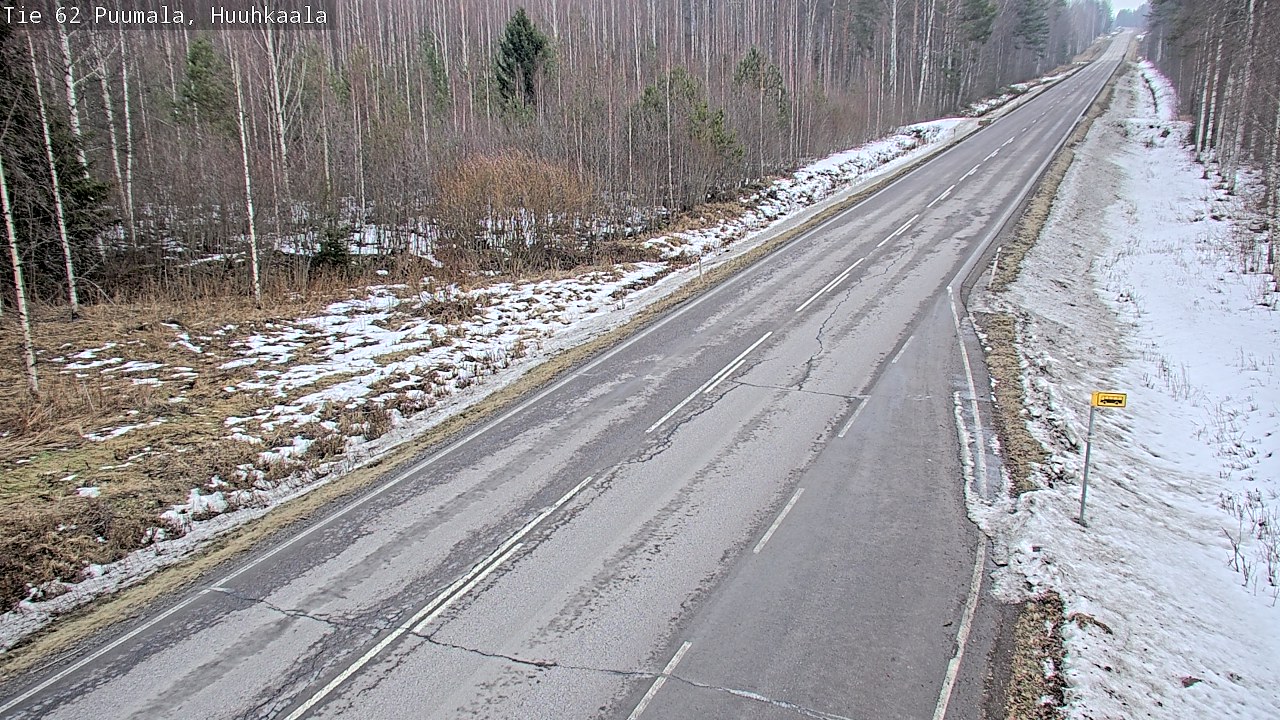 Weather Camera Image Road 62 Puumala, Huuhkaala, Puumala, Etelä-Savo