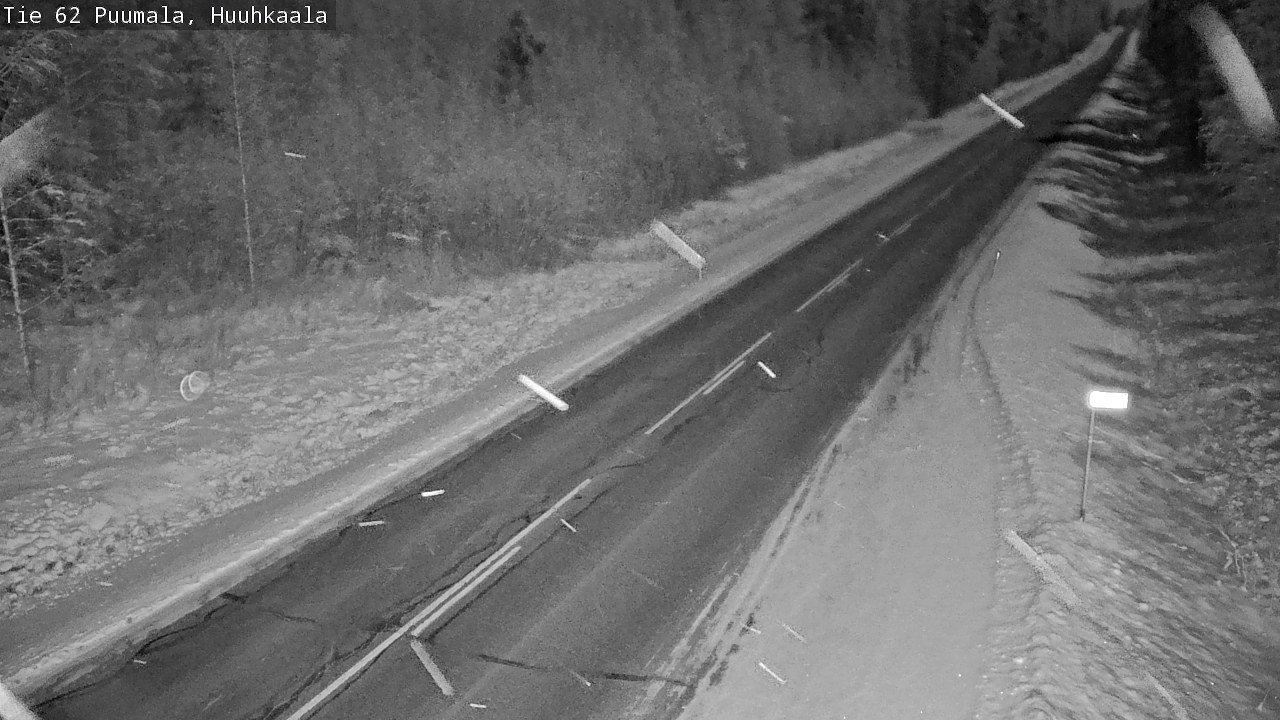 Weather Camera Image Väg 62 Puumala, Huuhkaala, Puumala, Etelä-Savo