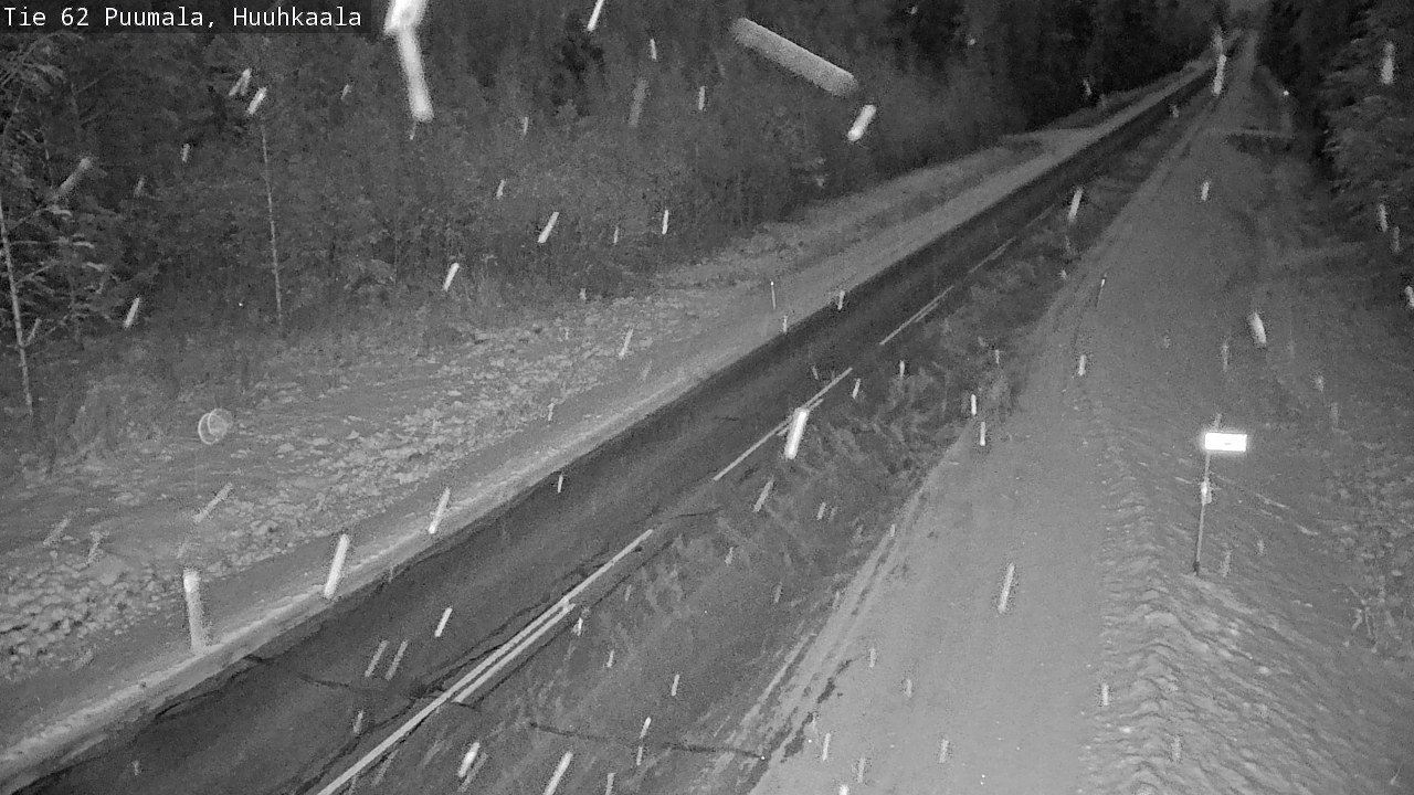 Weather Camera Image Väg 62 Puumala, Huuhkaala, Puumala, Etelä-Savo