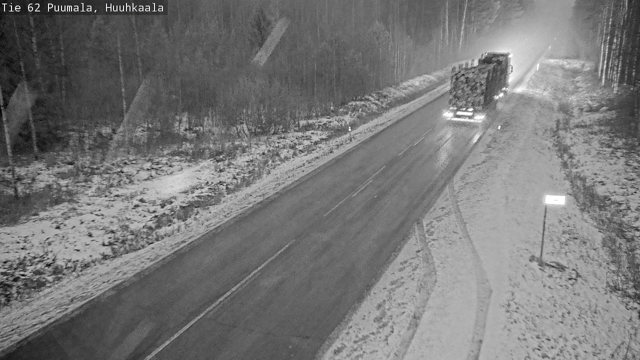 Weather Camera Image Väg 62 Puumala, Huuhkaala, Puumala, Etelä-Savo