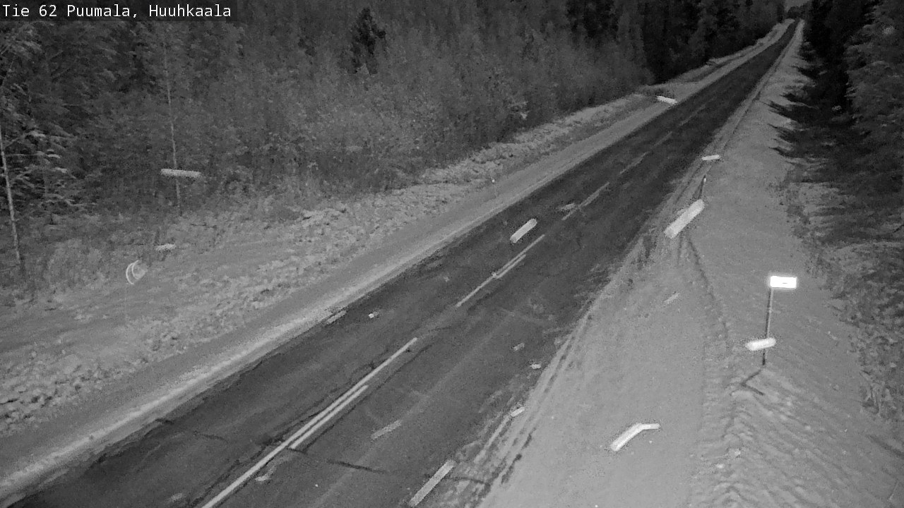 Weather Camera Image Väg 62 Puumala, Huuhkaala, Puumala, Etelä-Savo