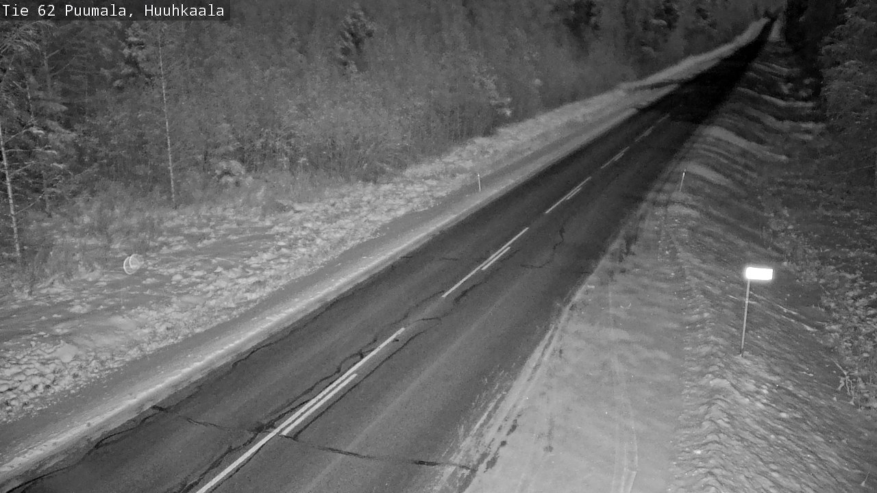 Weather Camera Image Road 62 Puumala, Huuhkaala, Puumala, Etelä-Savo
