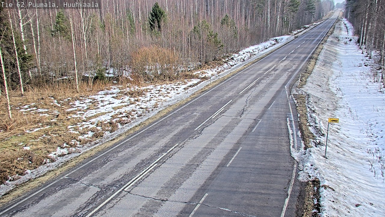 Weather Camera Image Road 62 Puumala, Huuhkaala, Puumala, Etelä-Savo