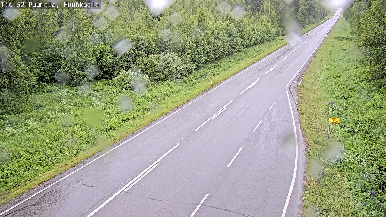 Weather Camera Image Väg 62 Puumala, Huuhkaala, Puumala, Etelä-Savo