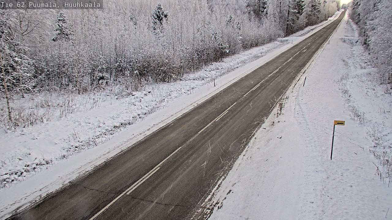 Weather Camera Image Väg 62 Puumala, Huuhkaala, Puumala, Etelä-Savo