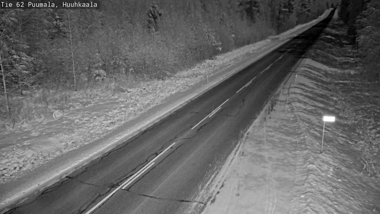 Weather Camera Image Road 62 Puumala, Huuhkaala, Puumala, Etelä-Savo