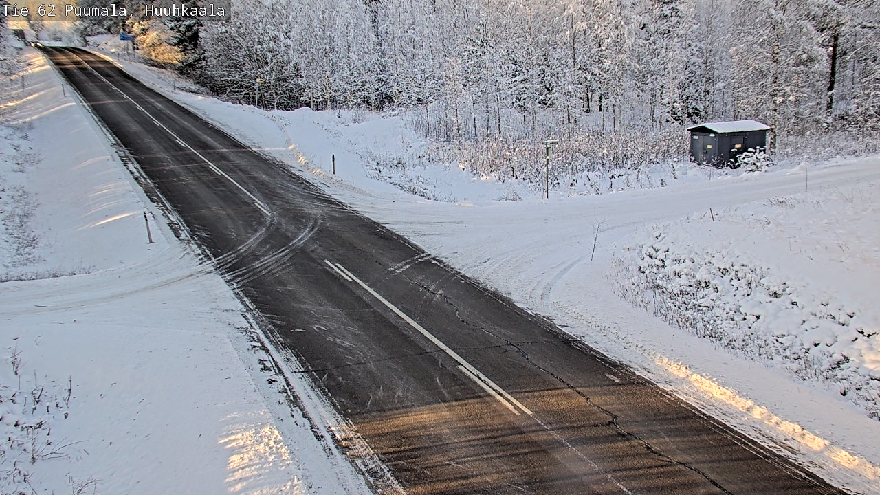 Weather Camera Image Väg 62 Puumala, Huuhkaala, Puumala, Etelä-Savo