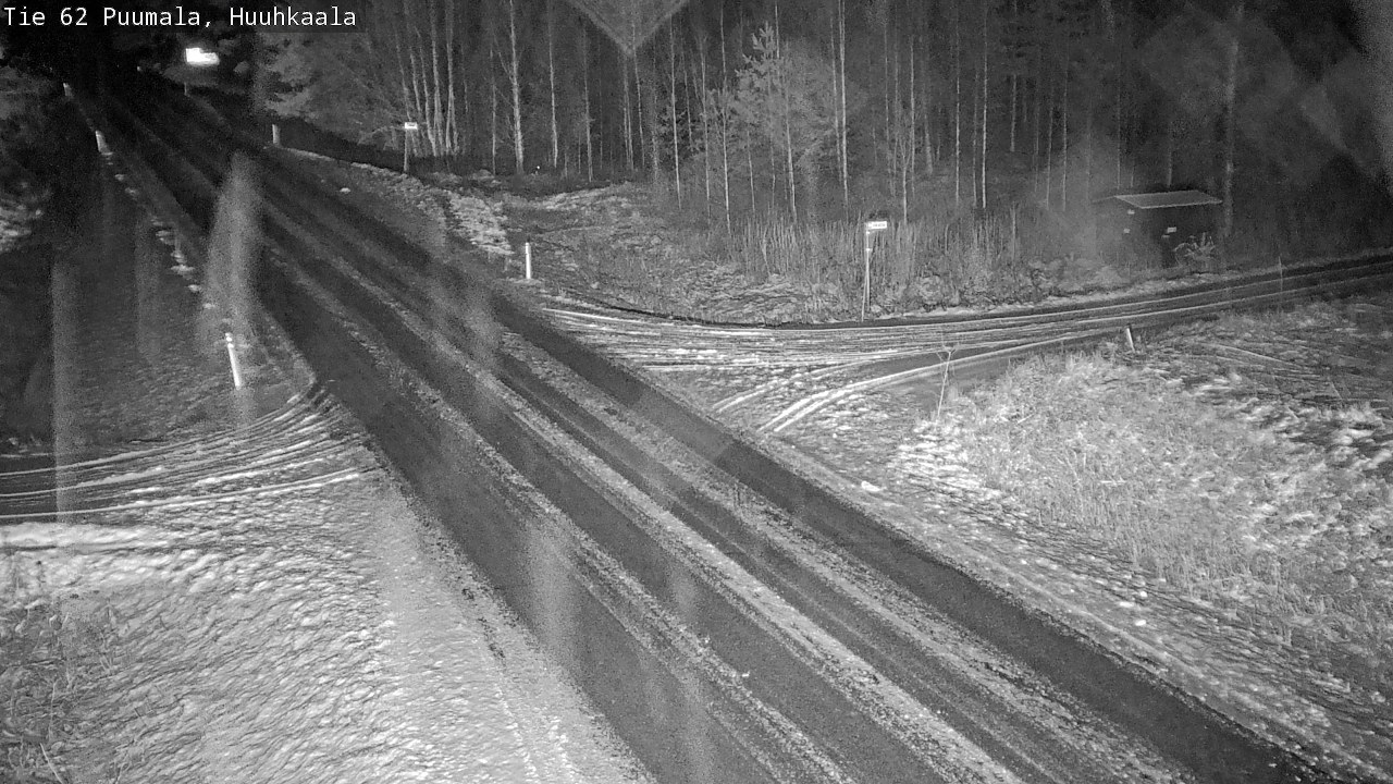 Weather Camera Image Väg 62 Puumala, Huuhkaala, Puumala, Etelä-Savo
