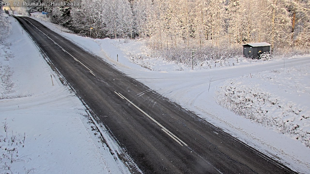 Weather Camera Image Väg 62 Puumala, Huuhkaala, Puumala, Etelä-Savo