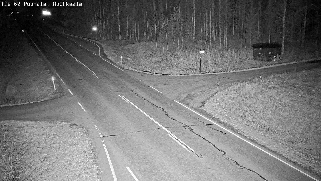 Weather Camera Image Väg 62 Puumala, Huuhkaala, Puumala, Etelä-Savo