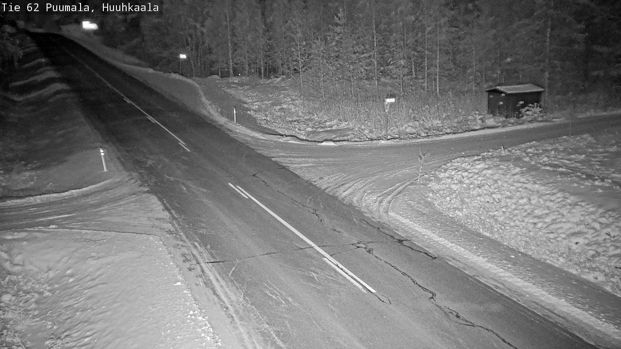 Weather Camera Image Väg 62 Puumala, Huuhkaala, Puumala, Etelä-Savo