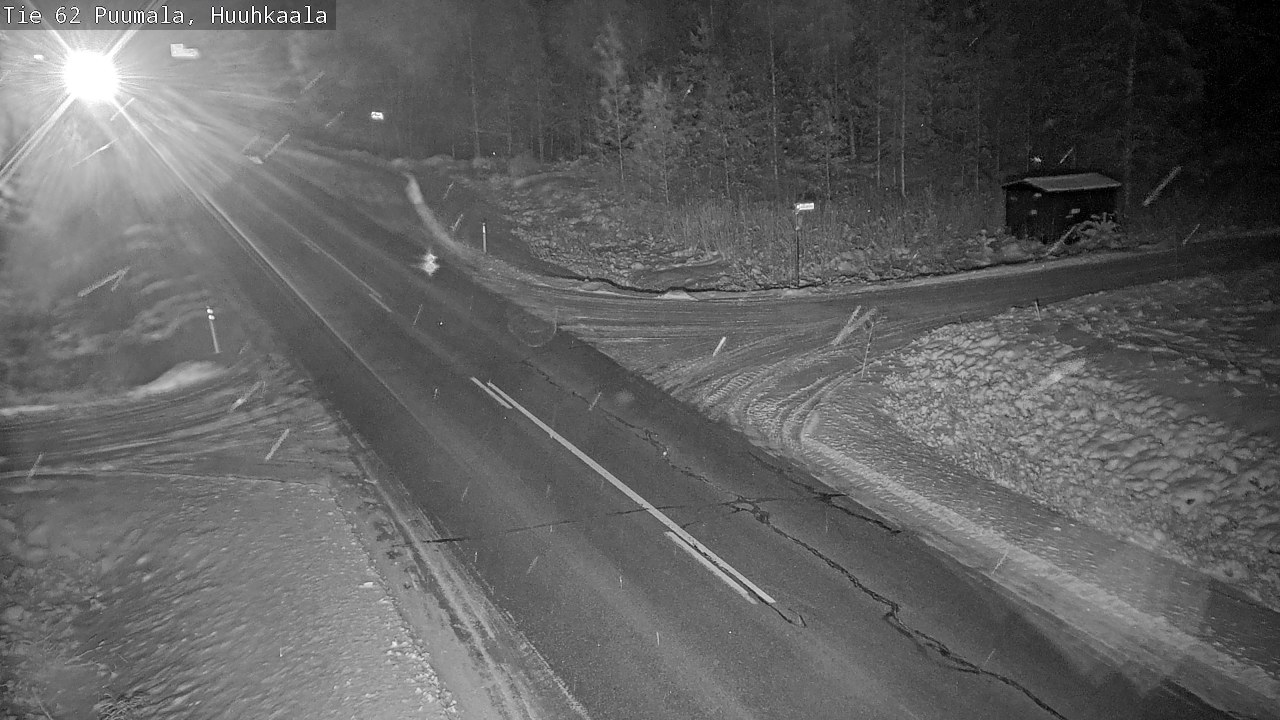 Weather Camera Image Väg 62 Puumala, Huuhkaala, Puumala, Etelä-Savo