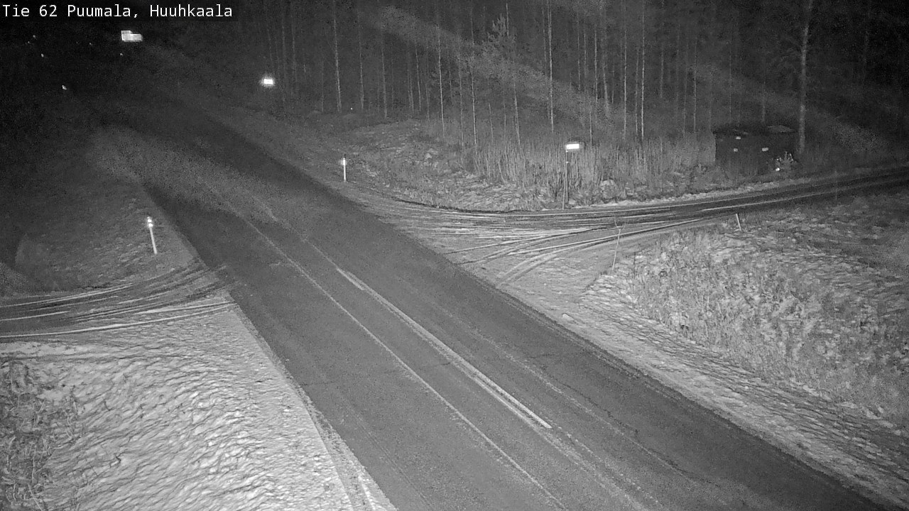 Weather Camera Image Väg 62 Puumala, Huuhkaala, Puumala, Etelä-Savo