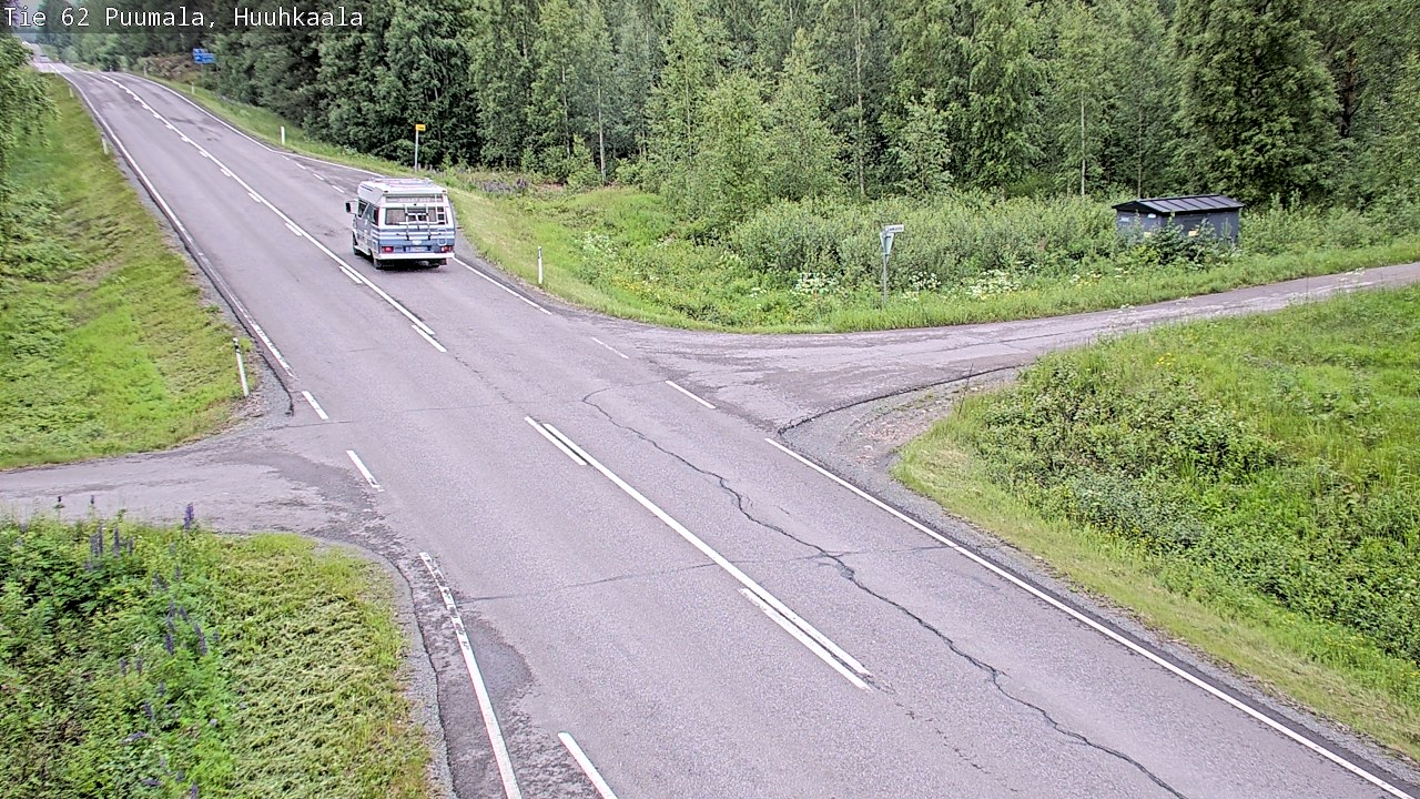 Weather Camera Image Väg 62 Puumala, Huuhkaala, Puumala, Etelä-Savo
