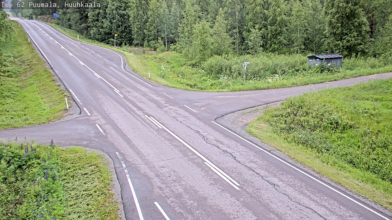 Weather Camera Image Väg 62 Puumala, Huuhkaala, Puumala, Etelä-Savo