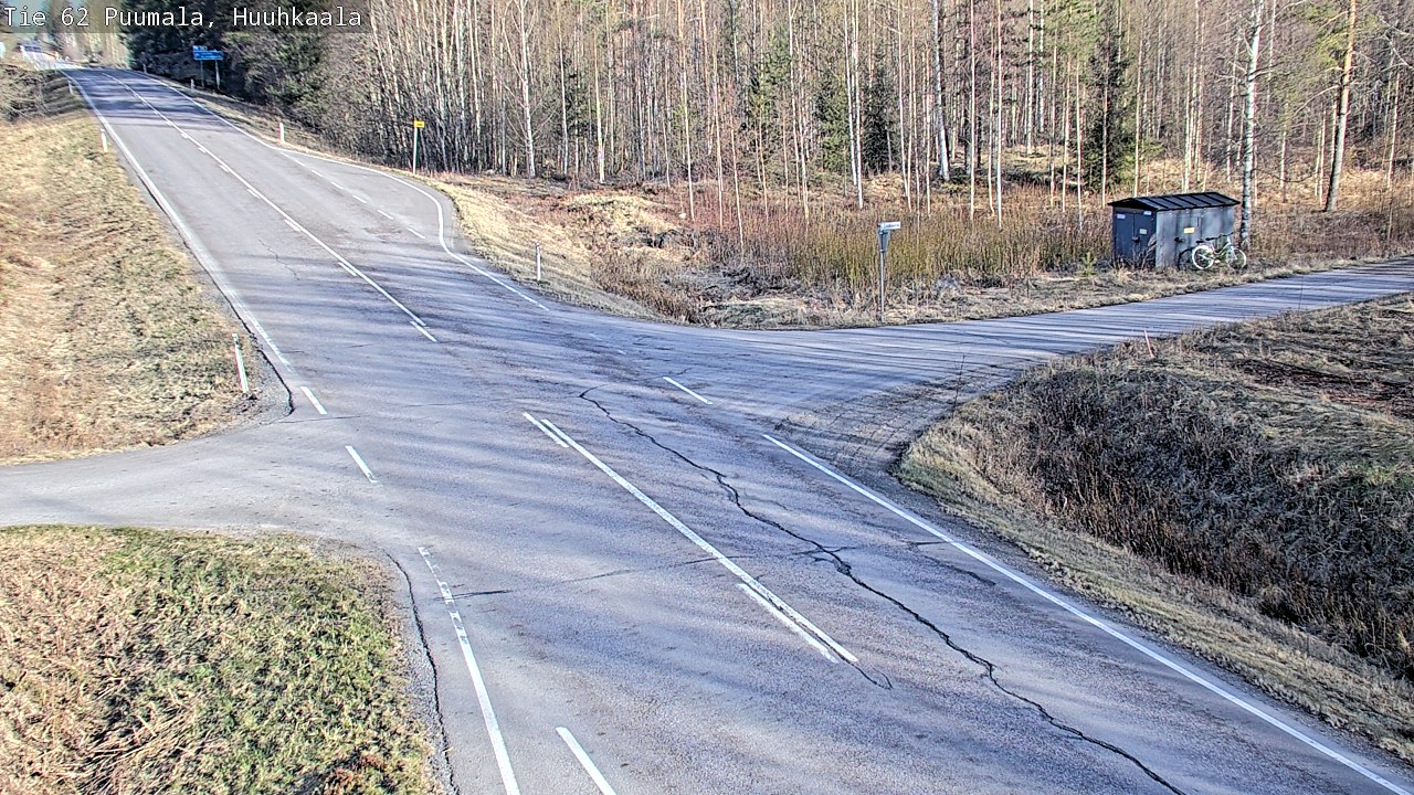 Weather Camera Image Road 62 Puumala, Huuhkaala, Puumala, Etelä-Savo
