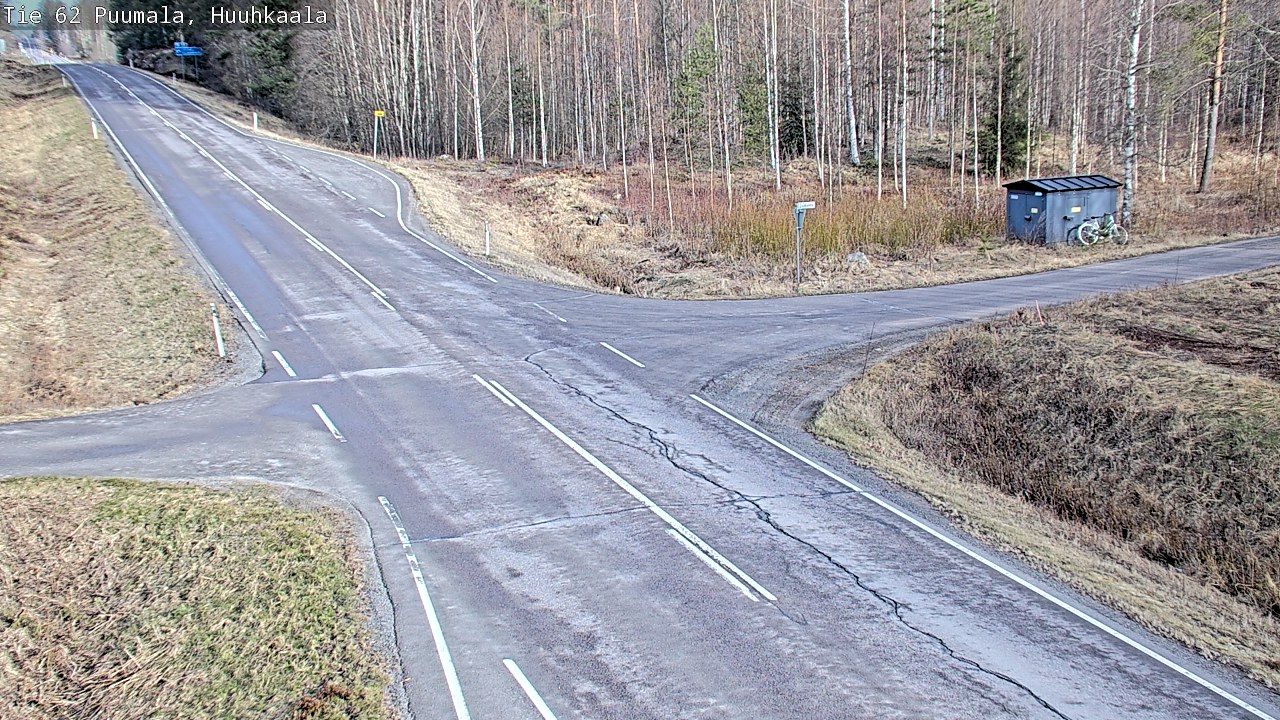 Weather Camera Image Väg 62 Puumala, Huuhkaala, Puumala, Etelä-Savo