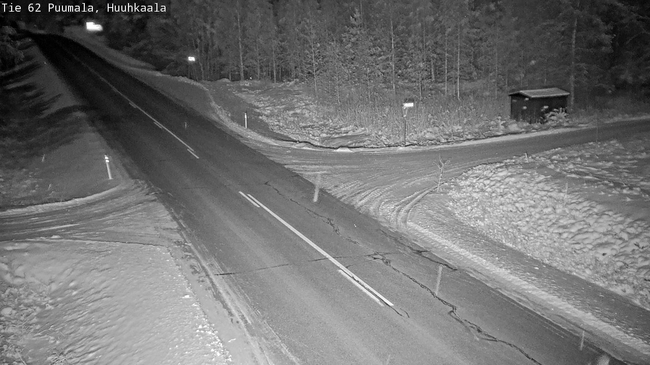 Weather Camera Image Väg 62 Puumala, Huuhkaala, Puumala, Etelä-Savo